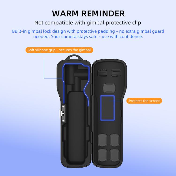 For DJI Osmo Pocket 4 / 3 BRDRC Filter Storage Lens Protection Case