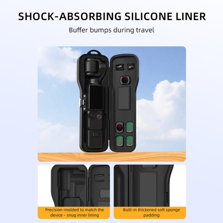 For DJI Osmo Pocket 4 / 3 BRDRC Filter Storage Lens Protection Case