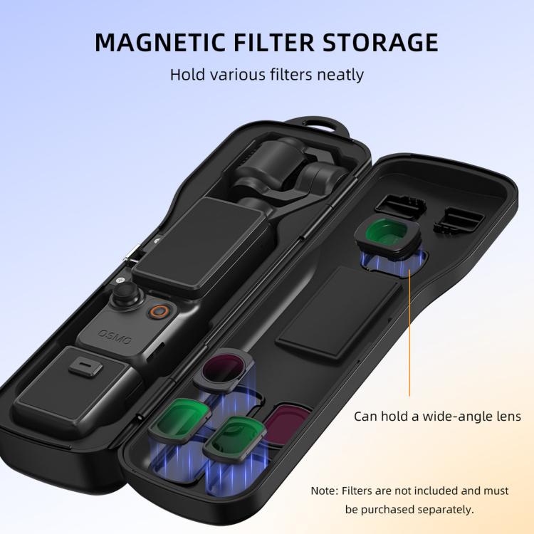 For DJI Osmo Pocket 4 / 3 BRDRC Filter Storage Lens Protection Case