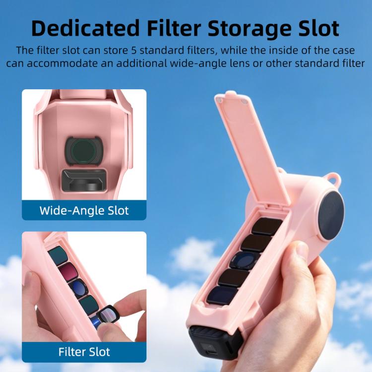 For DJI Osmo Pocket 4 BRDRC Lens Screen Dust Cover Filter Storage Protective Case