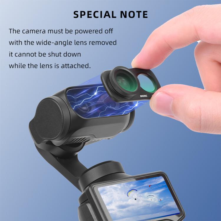For Insta360 Luna Ultra BRDRC 115 Degree Wide-Angle Lens External Filter
