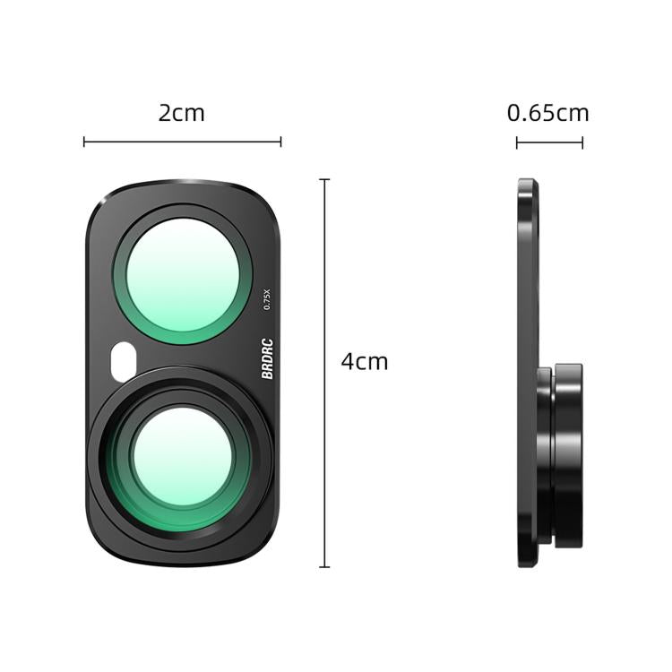 For Insta360 Luna Ultra BRDRC 115 Degree Wide-Angle Lens External Filter