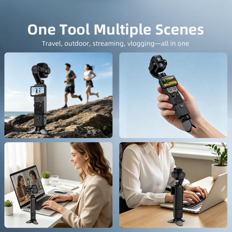 Mini Desktop Tripod Mount For DJI, Insta360, GoPro And Other Action Cameras