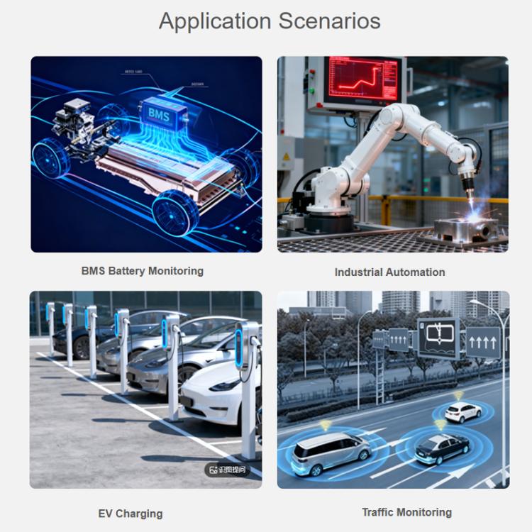 Waveshare CAN FD Protocol Converter CAN FD To RS232/RS485 Bidirectional Data Communication, CAN FD To RS232/RS485