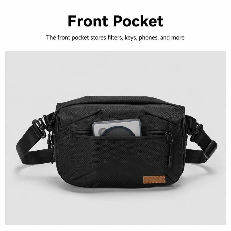 Camera Sling Bag Waterproof Lightweight Shoulder Crossbody Messenger Case, Cwatcun D325 Medium, Cwatcun D325 Large