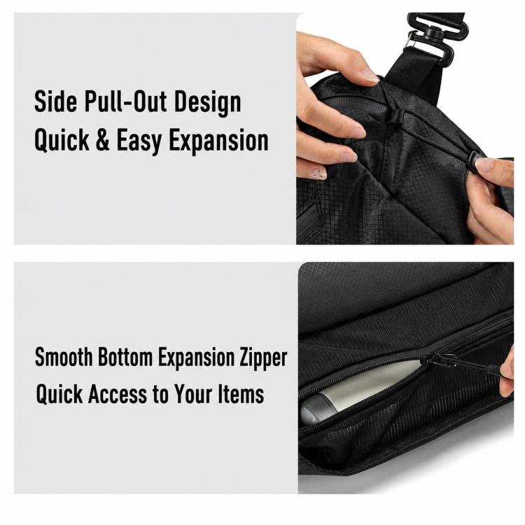 Camera Sling Bag Waterproof Lightweight Shoulder Crossbody Messenger Case, Cwatcun D325 Medium, Cwatcun D325 Large