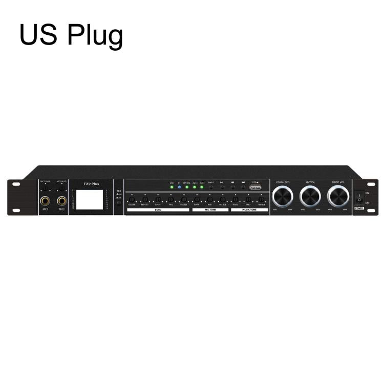 FX9plus Digital Karaoke Pre-Amplifier With Bluetooth USB DSP Reverb Effect Processor, EU Plug, US Plug, UK Plug