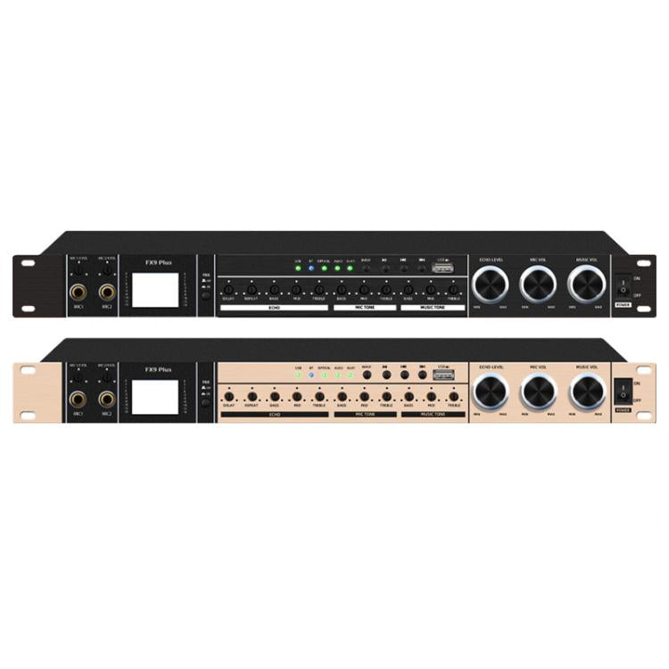 FX9plus Digital Karaoke Pre-Amplifier With Bluetooth USB DSP Reverb Effect Processor, EU Plug, US Plug, UK Plug