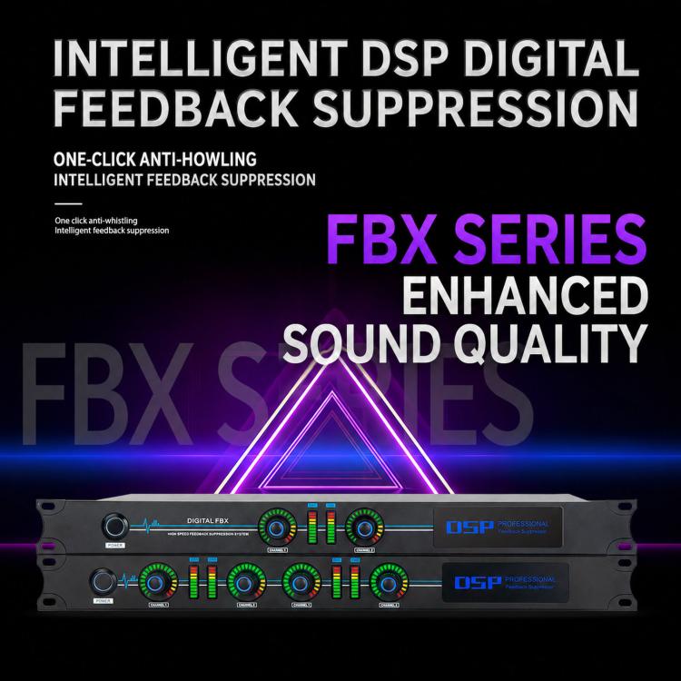 DSP Digital Feedback Suppressor Professional Anti-Howling Processor For Microphones, FBX220, FBX440