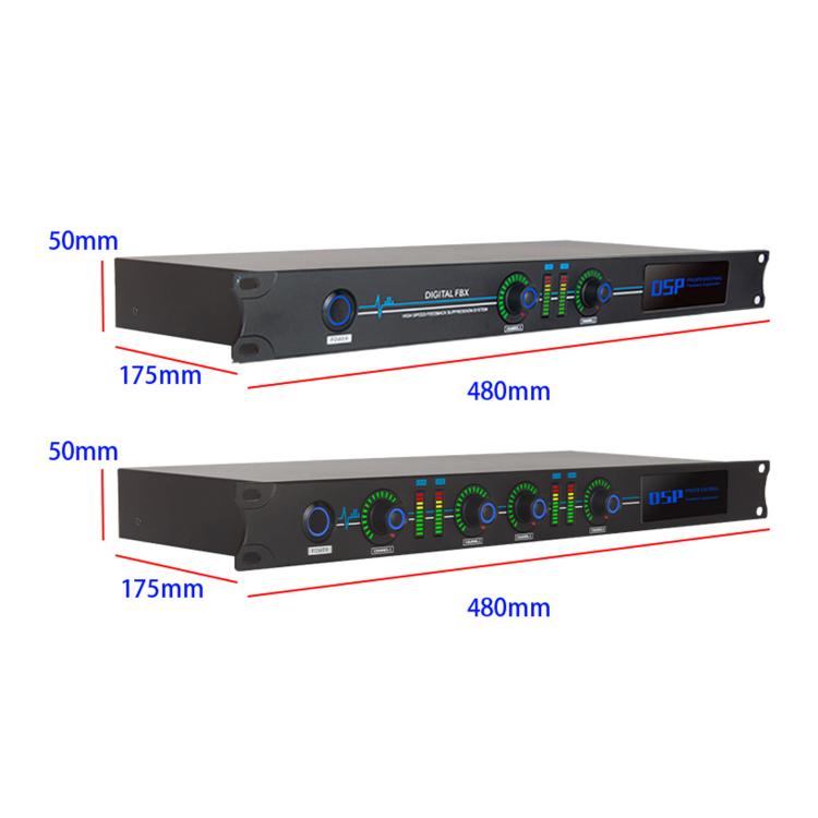 DSP Digital Feedback Suppressor Professional Anti-Howling Processor For Microphones, FBX220, FBX440