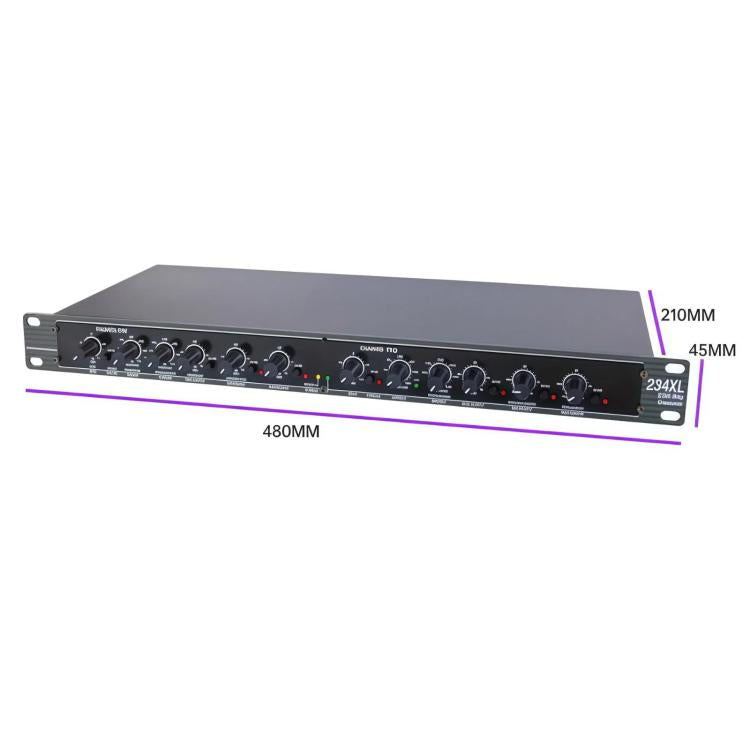 234XL Audio Crossover 2/3/4-Way Stereo Mono Rackmount Active Divider For Speaker System, EU Plug, US Plug, UK Plug