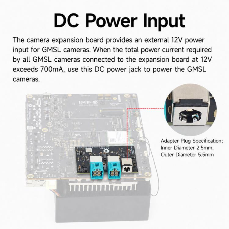 Yahboom D-Robotics RDK S600 GMSL Camera Expansion Board, RDK S600