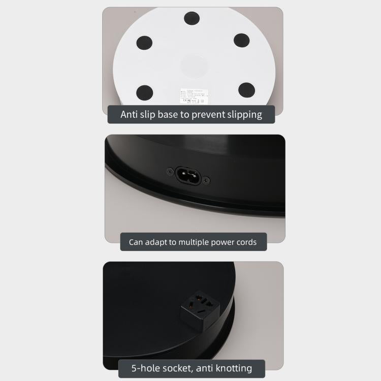 360-Degree Rrotating Display Stand For Product Prop Photograph, 20cm Fixed Speed White, 20cm Fixed Speed Black, 25cm Fixed Speed White, 25cm Fixed Speed ??Black, 30cm Fixed Speed White, 30cm Fixed Speed Black, 30cm Extended Remote Control White        ...