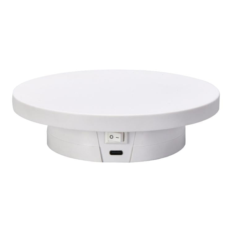360-Degree Electric Rotating Display Stand/Live Streaming Shooting Base, 10cm Plugged In White, 10cm Plugged In Black, 11cm Rechargeable White, 11cm Rechargeable Black, 15cm Plugged In White, 15cm Plugged In Black, 15cm Rechargeable White              ...