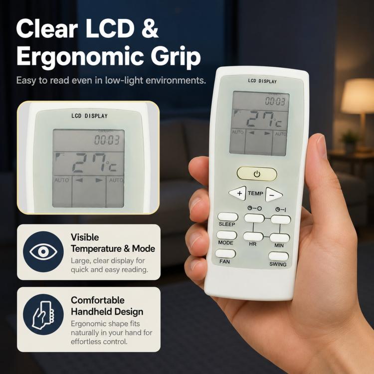 For Galanz GZ-12A-E1 Air Conditioner Replacement AC Remote Control