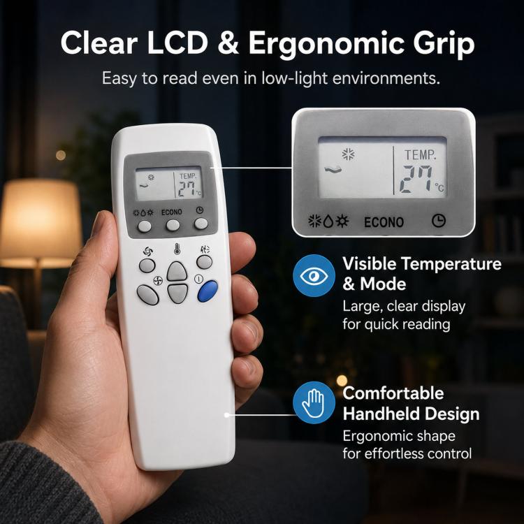 For LG 6711A20111K Air Conditioner Replacement AC Remote Control, 6711A20111K