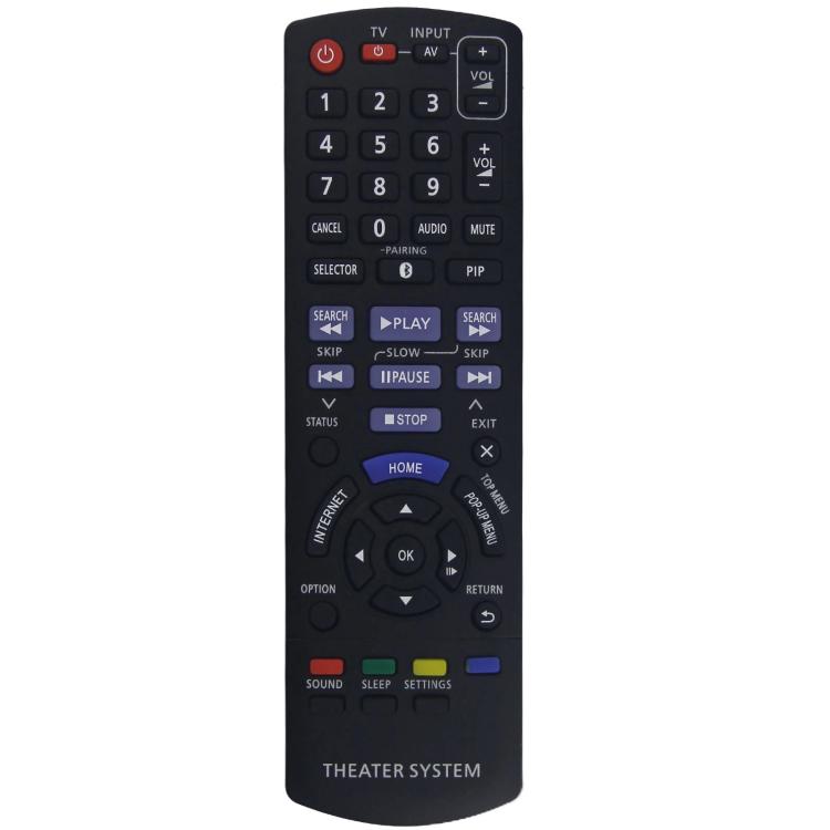 Replacement Remote Control For Panasonic Blu-ray Disc DVD Player & Theater System, N2QAYB000736, N2QAYB000970