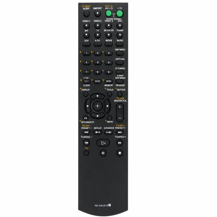 Replacement Remote Control Compatible with Sony Home Theater AV Receiver System, RM-AAU013, RM-AAU130, RM-AAU022, RM-AAU019