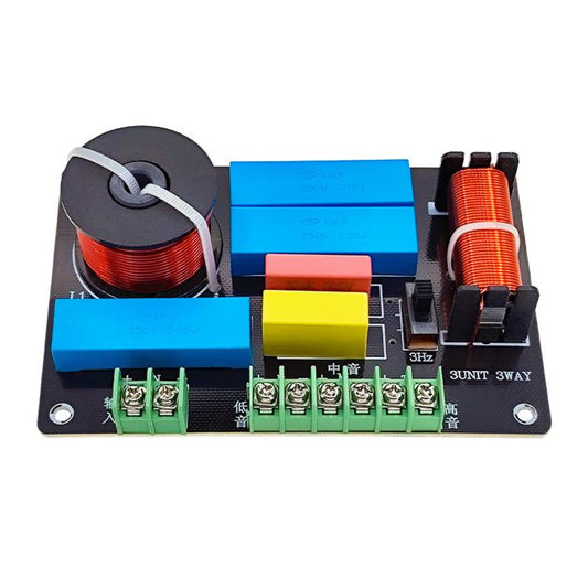 200W Adjustable 3-Way Hi-Fi Speaker Crossover For Home Audio, WEAH-339
