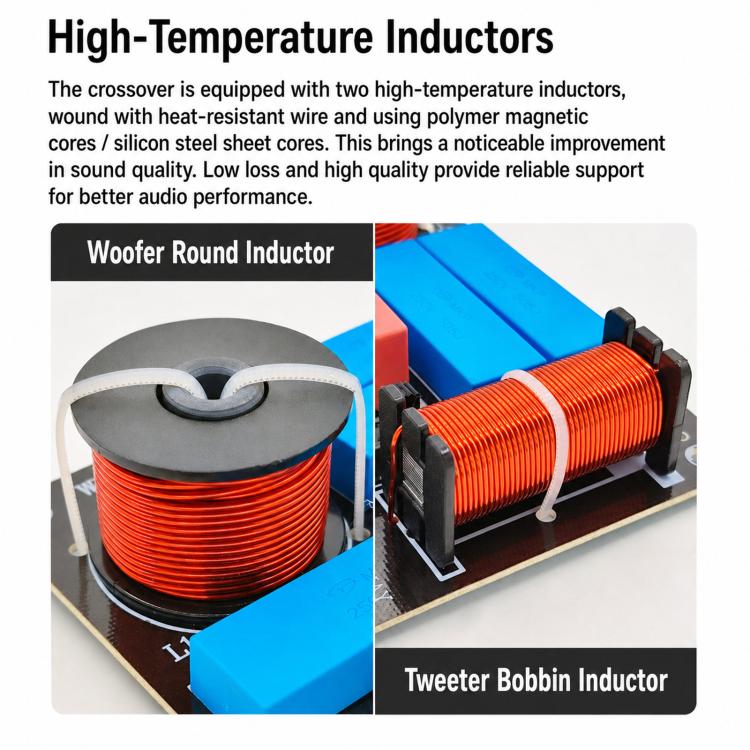 200W Adjustable 3-Way Hi-Fi Speaker Crossover For Home Audio, WEAH-339
