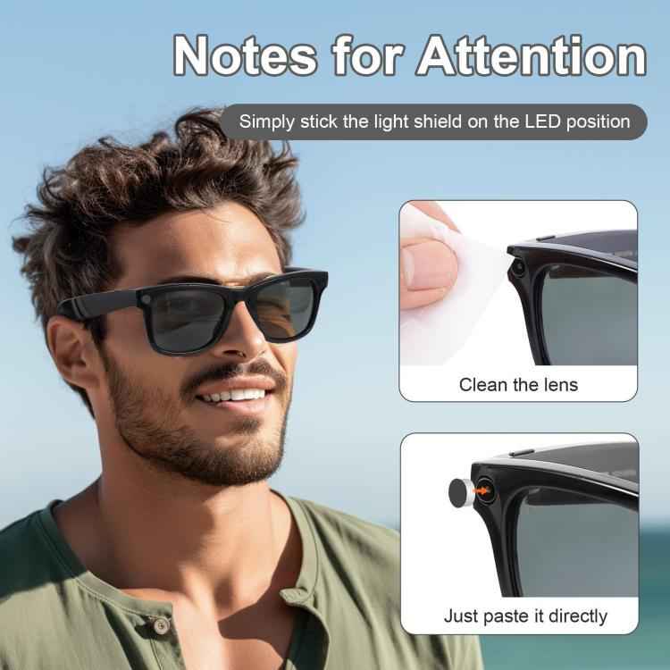 For Meta Ray-Ban Wayfarer / Skyler / Headliner 20pcs /Box Smart Glasses Privacy LED Light Stickers