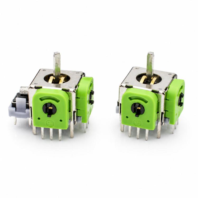 For Sony PS4 / Nintendo Switch Pro 13x13mm Controller 3D Metal Joystick Controller Potentiometer Joystick, 13x13mm