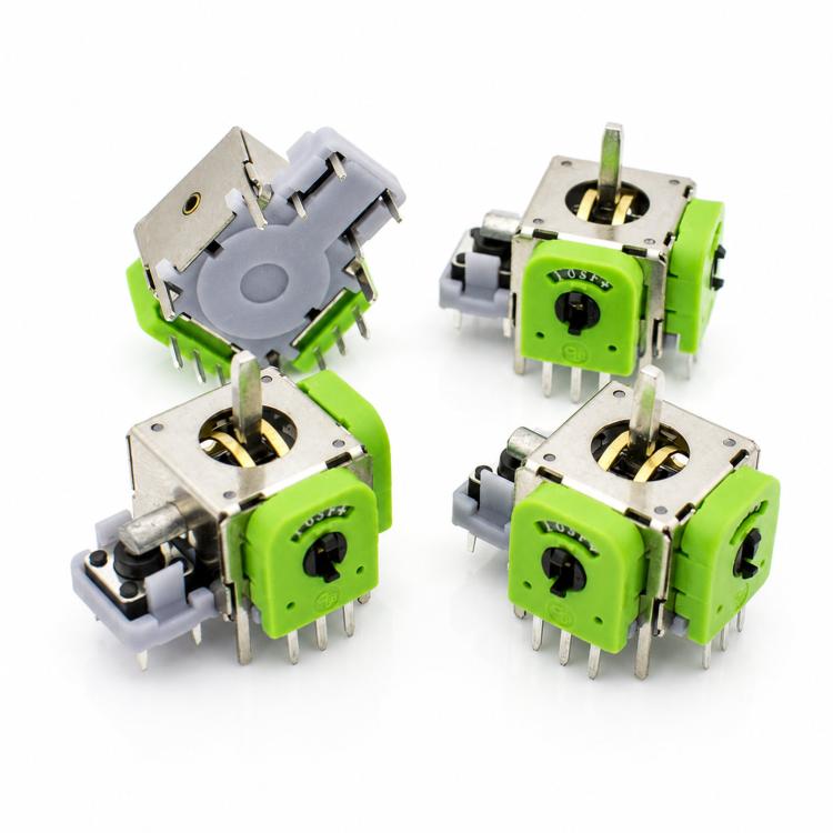 For Sony PS4 / Nintendo Switch Pro 13x13mm Controller 3D Metal Joystick Controller Potentiometer Joystick, 13x13mm