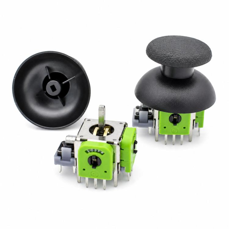 For Sony PS4 / Nintendo Switch Pro 13x13mm Controller 3D Metal Joystick Controller Potentiometer Joystick, 13x13mm
