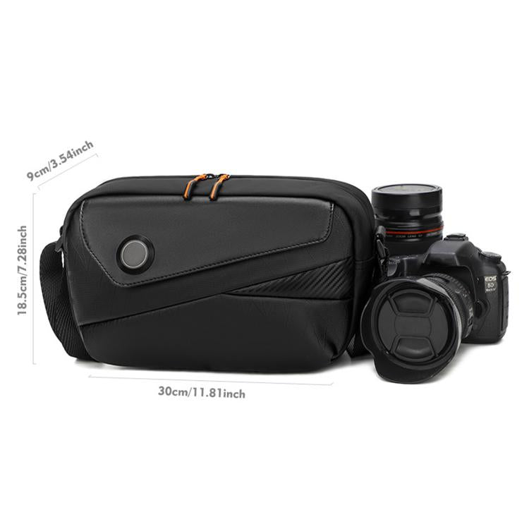 QISEMIAN XK111 Camera Shoulder Bag Crossbody Sling Case With Tripod Holder