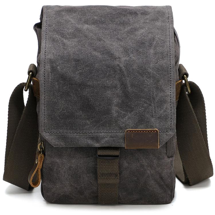 Waxed Canvas Camera Shoulder Bag Waterproof Vintage Messenger Case