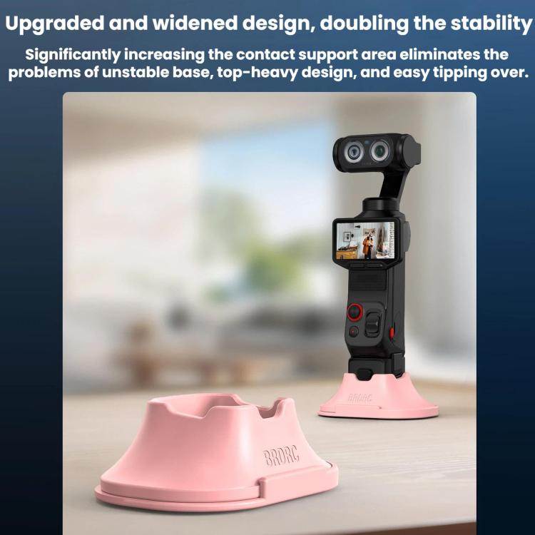 For Insta360 Luna Ultra BRDRC Desktop Detachable Adhesive Mounting Base