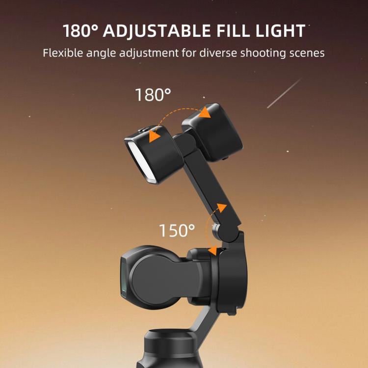 For DJI Osmo Pocket 4 BRDRC Camera Handheld Gimbal Selfie Fill Light