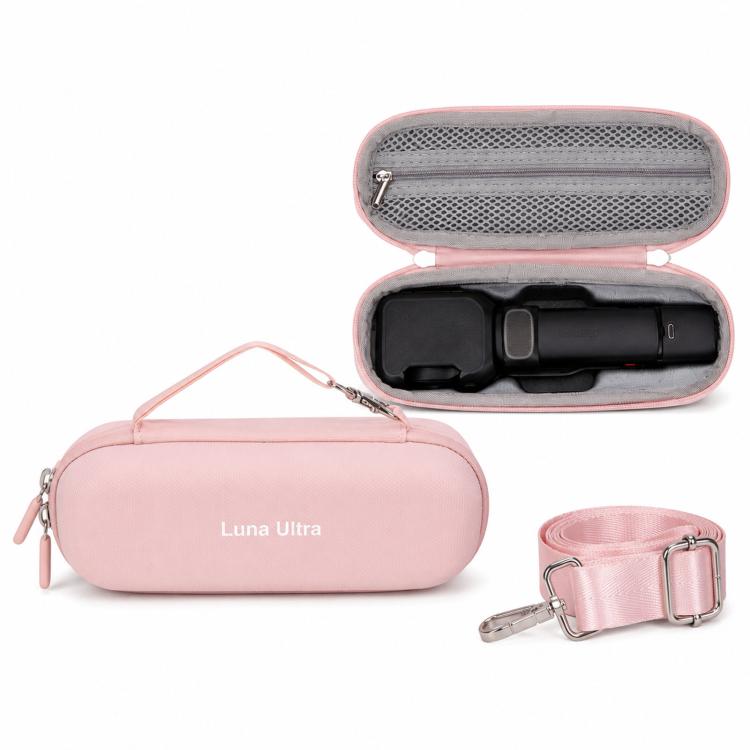 For Insta360 Luna Ultra Carrying Case Portable Hard Shell Storage Bag, Black, Gray, Purple, Pink, With Shoulder Strap Black, With Shoulder Strap Gray, With Shoulder Strap Purple, With Shoulder Strap Pink