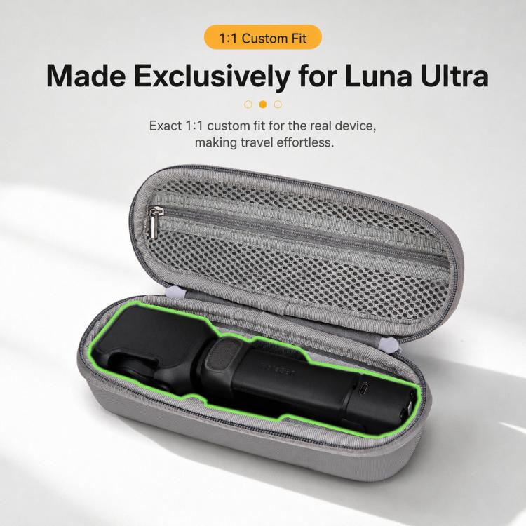 For Insta360 Luna Ultra Carrying Case Portable Hard Shell Storage Bag, Black, Gray, Purple, Pink, With Shoulder Strap Black, With Shoulder Strap Gray, With Shoulder Strap Purple, With Shoulder Strap Pink