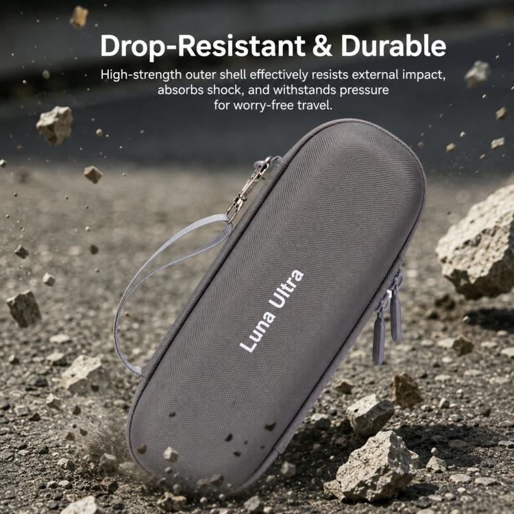 For Insta360 Luna Ultra Carrying Case Portable Hard Shell Storage Bag, Black, Gray, Purple, Pink, With Shoulder Strap Black, With Shoulder Strap Gray, With Shoulder Strap Purple, With Shoulder Strap Pink