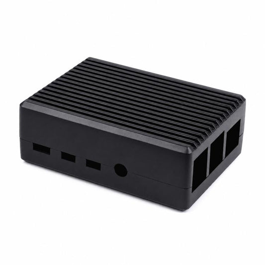Waveshare 21176 Aluminum Stripe Grooved Case For Raspberry Pi 4, 21176