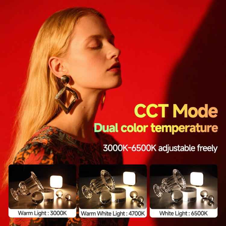 Smartphone Light Portable Mini Pocket Light Outdoor Photography Video LED Lamp, K-05 Dual Temperature, MJ-05 RGB