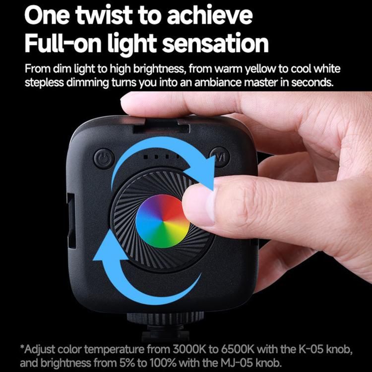 Smartphone Light Portable Mini Pocket Light Outdoor Photography Video LED Lamp, K-05 Dual Temperature, MJ-05 RGB