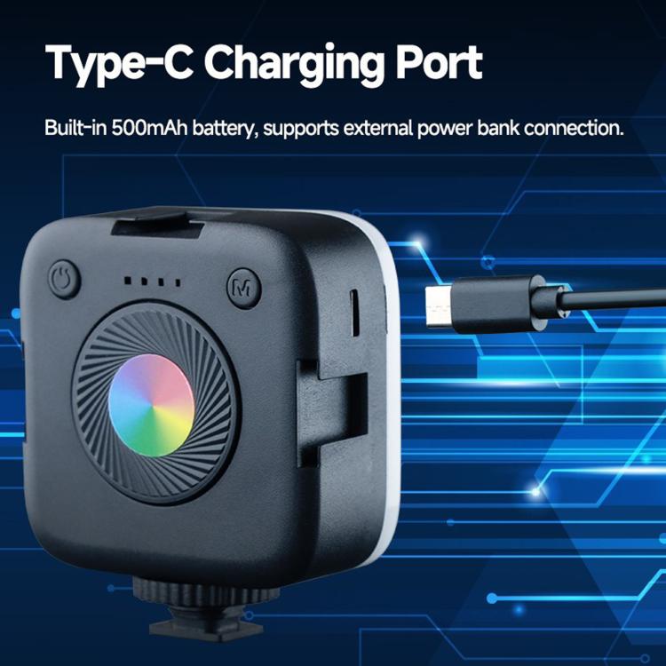 Smartphone Light Portable Mini Pocket Light Outdoor Photography Video LED Lamp, K-05 Dual Temperature, MJ-05 RGB