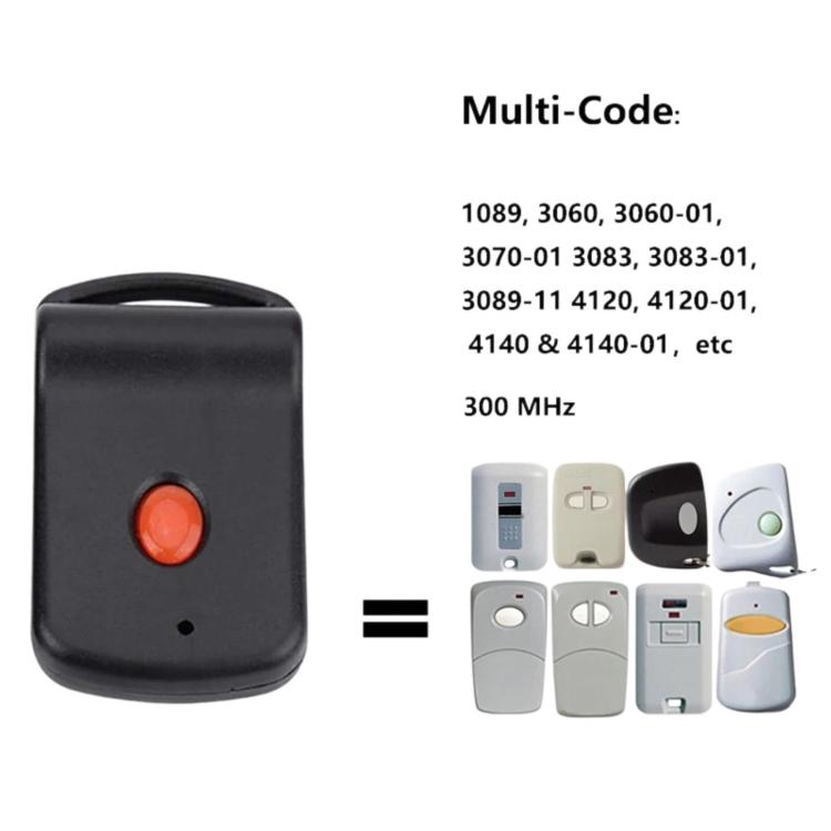 300MHz For USA Multicode Garage Door Remote Control, 300MHz For USA
