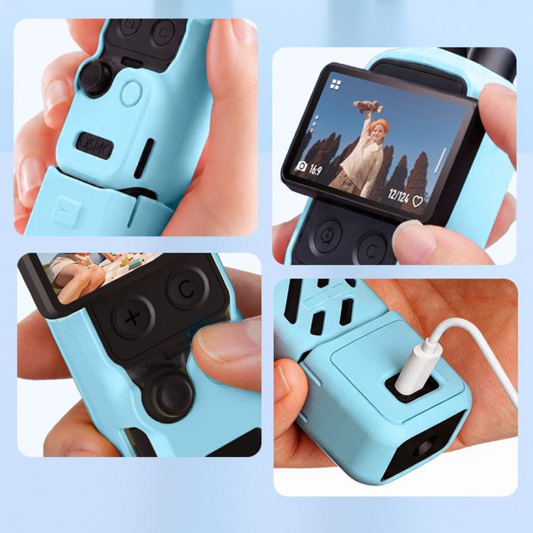 For DJI Osmo Pocket 4P CYNOVA Silicone Protective Case Screen Body Protective Cover