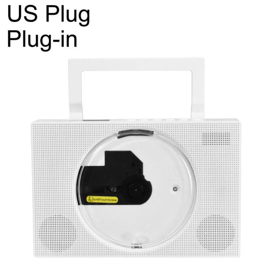 Kecag KC-606 Portable CD Player Home Bluetooth Music Player, White Plug-in, Black Plug-in, White Rechargeable, Black Rechargeable