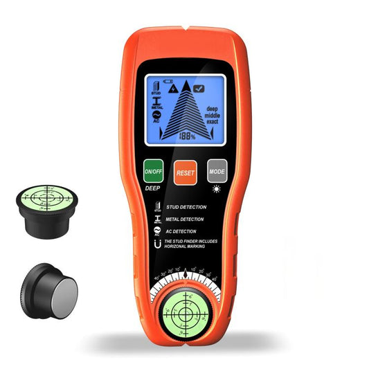 5-in-1 Electronic Stud Finder Wall Scanner with Bubble Level and Magnet for Wood, Metal & Live AC Wire, 850