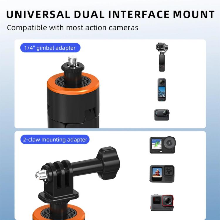 For DJI Osmo Pocket 4P / 3 Flymile 1.6m One-Click Pop-Out Tripod Extension Pole