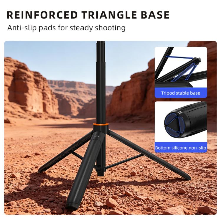 For DJI Osmo Pocket 4P / 3 Flymile 1.6m One-Click Pop-Out Tripod Extension Pole