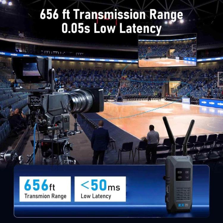 Lemorele 1080P HD 200m Wireless Video Transmission Receiver, R1100 Receiver Only