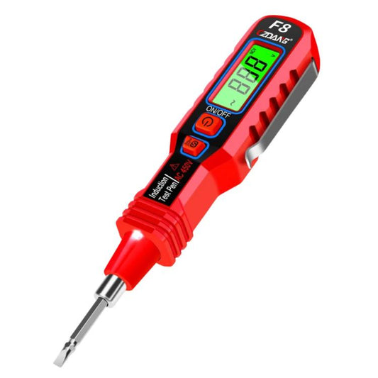 Induction Acoustic-Optic Alarm Voltage Tester Pen Digital Display Voltage Detector For Household Use, CZDANG F8