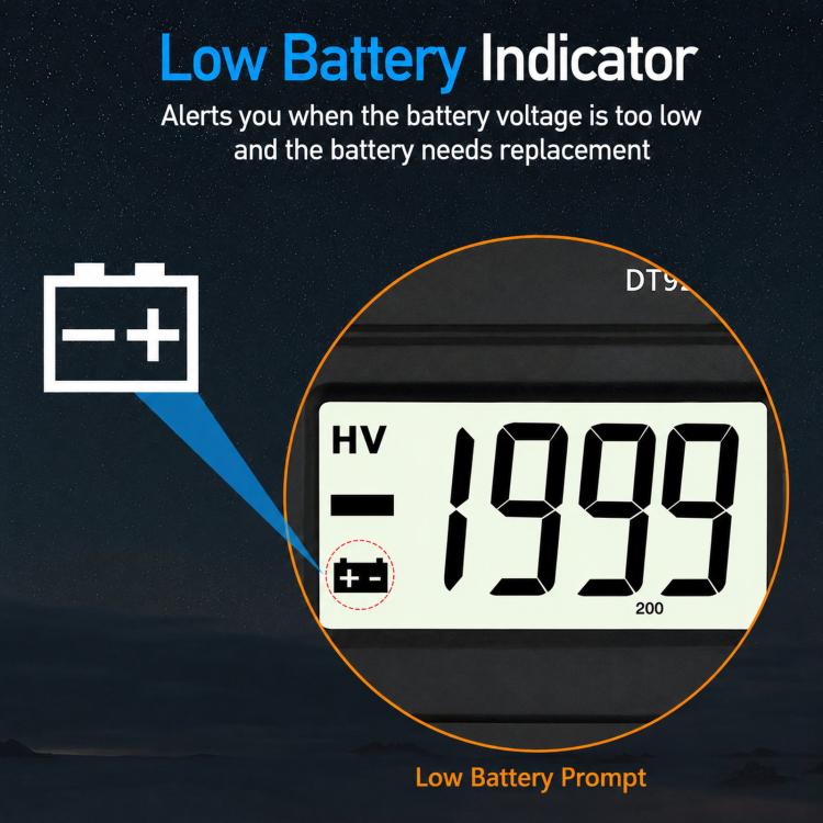 DT9205A  Digital Display Smart Digital Multimeter Current And Voltage Tester, DT9205A