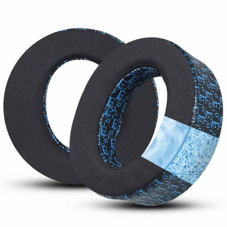 1 Pair Replacement Ear Pads For PS5 Headset Printed Cooling Gel Soft Ear Cushions