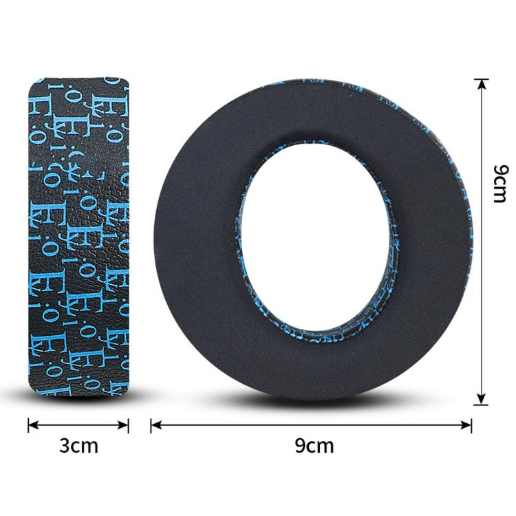 1 Pair Replacement Ear Pads For PS5 Headset Printed Cooling Gel Soft Ear Cushions